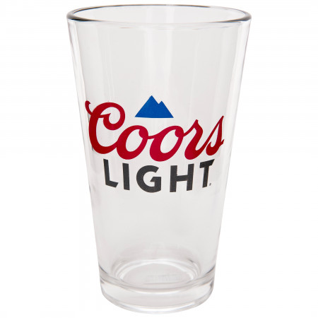 Coors Light Simple Logo 16oz Pint Glass